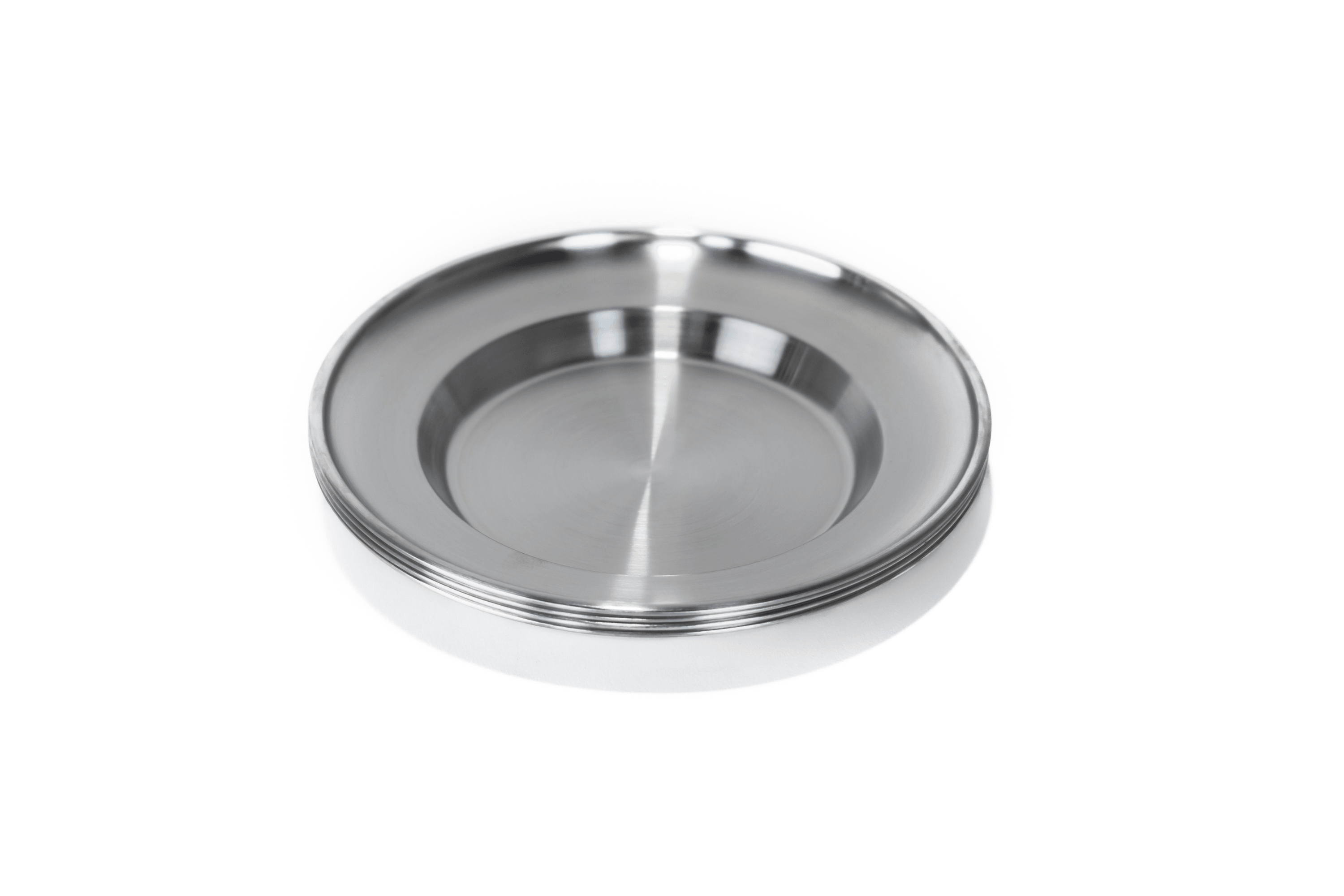 Stainless Camp Plate Set (4)