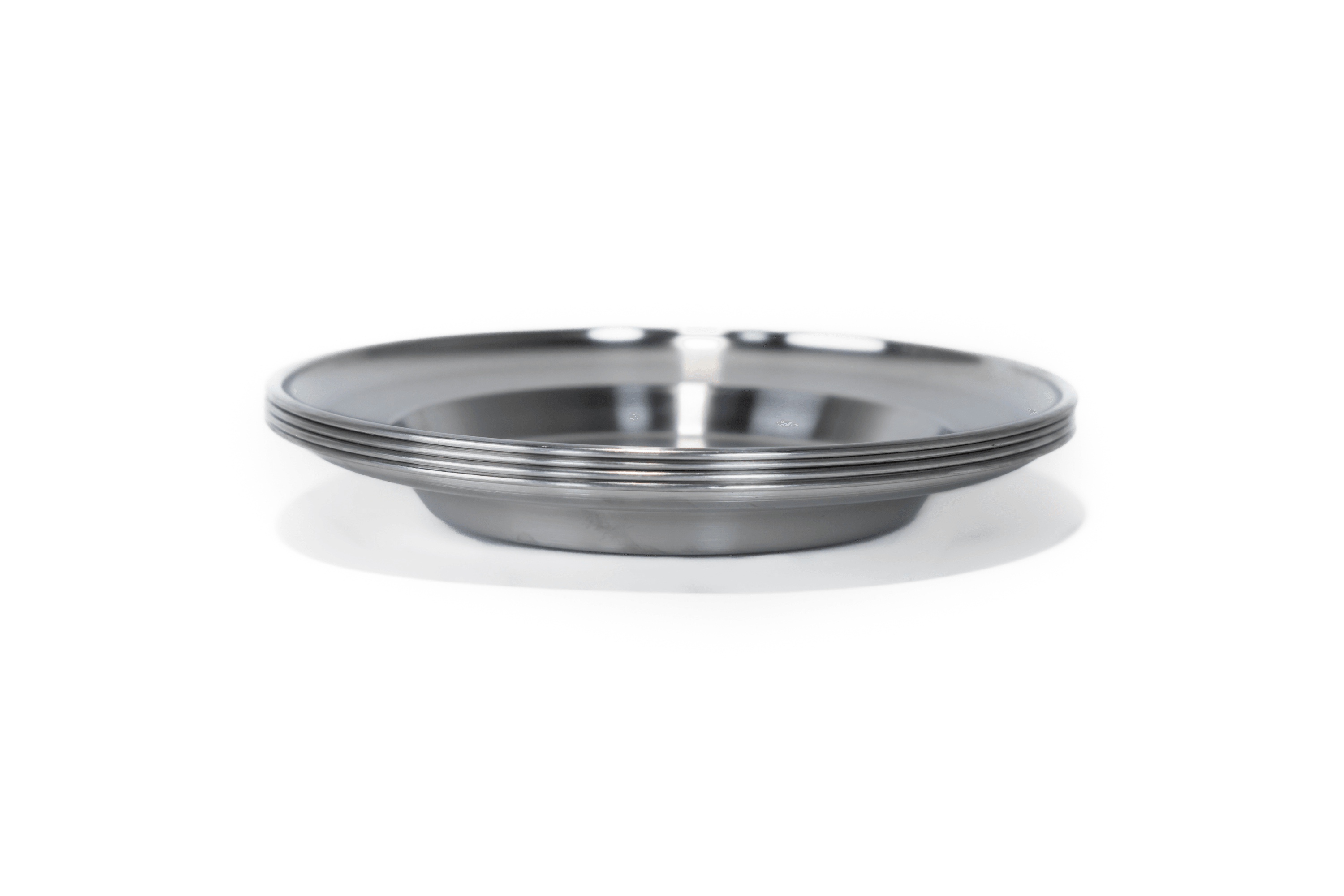 Stainless Camp Plate Set (4)