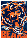 Chicago Bears Garden Flag Justin Patten 2 Sided