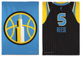 Chicago Sky Banner 2 Sided Angel Reese Jersey