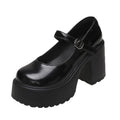 Chunky Platform High Heels Pumps Women.