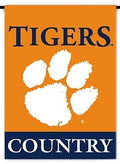 Clemson Tigers Country Garden Flag 2 Sided