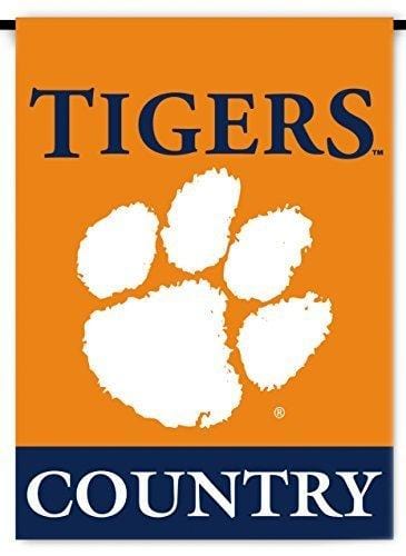 Clemson Tigers Country Garden Flag 2 Sided