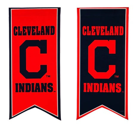 Cleveland Guardians 2 Sided Pennant Garden Flag
