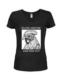 Cluck Around and Find Out Juniors V Neck T-Shirt