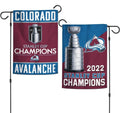 Colorado Avalanche Garden Flag 2 Sided Stanley Cup Champions