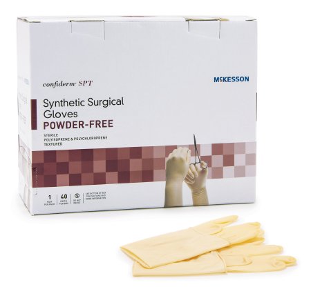 Confiderm® Sterile PF SPT Synthetic Surgical Gloves Size 7.5 - 916VA