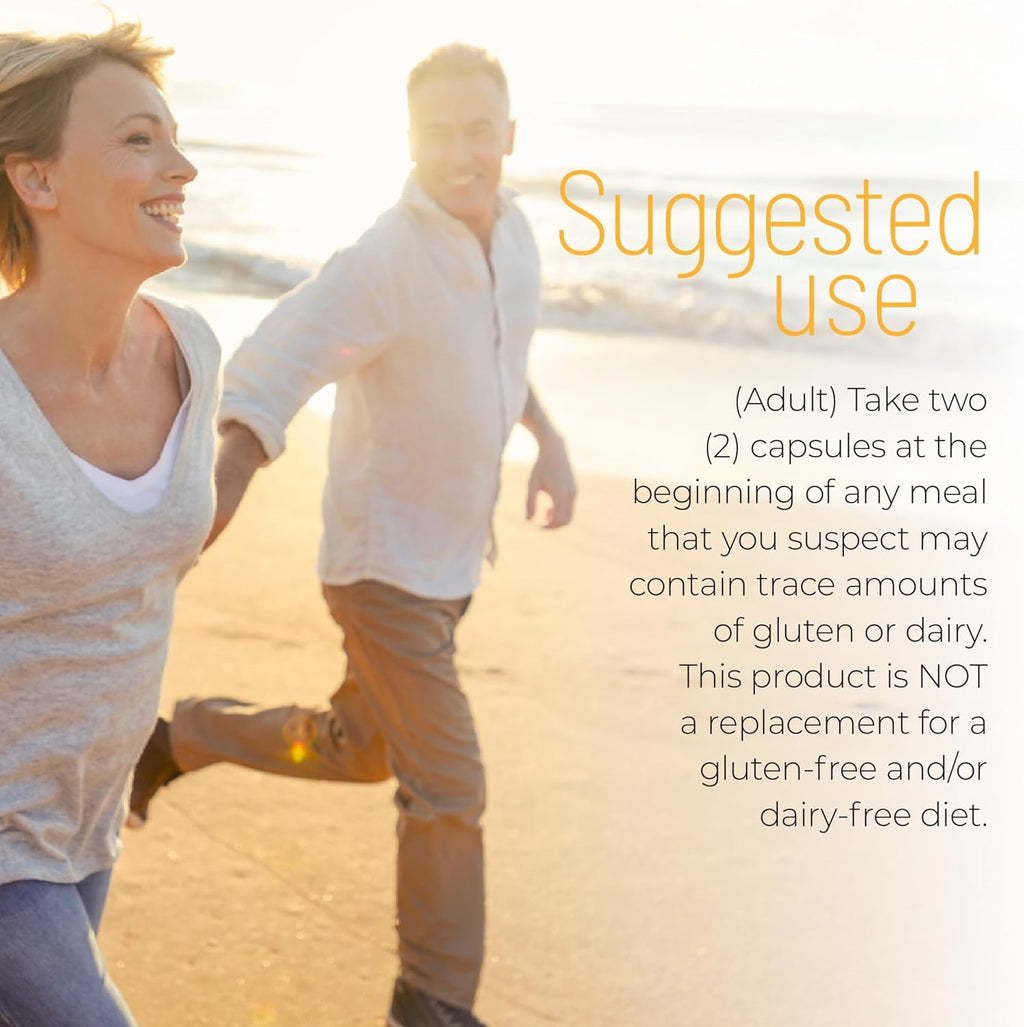 Nature's Secret Gluten and Dairy Digestive Aid, Digestive Enzyme Supplement, 50 Capsules
