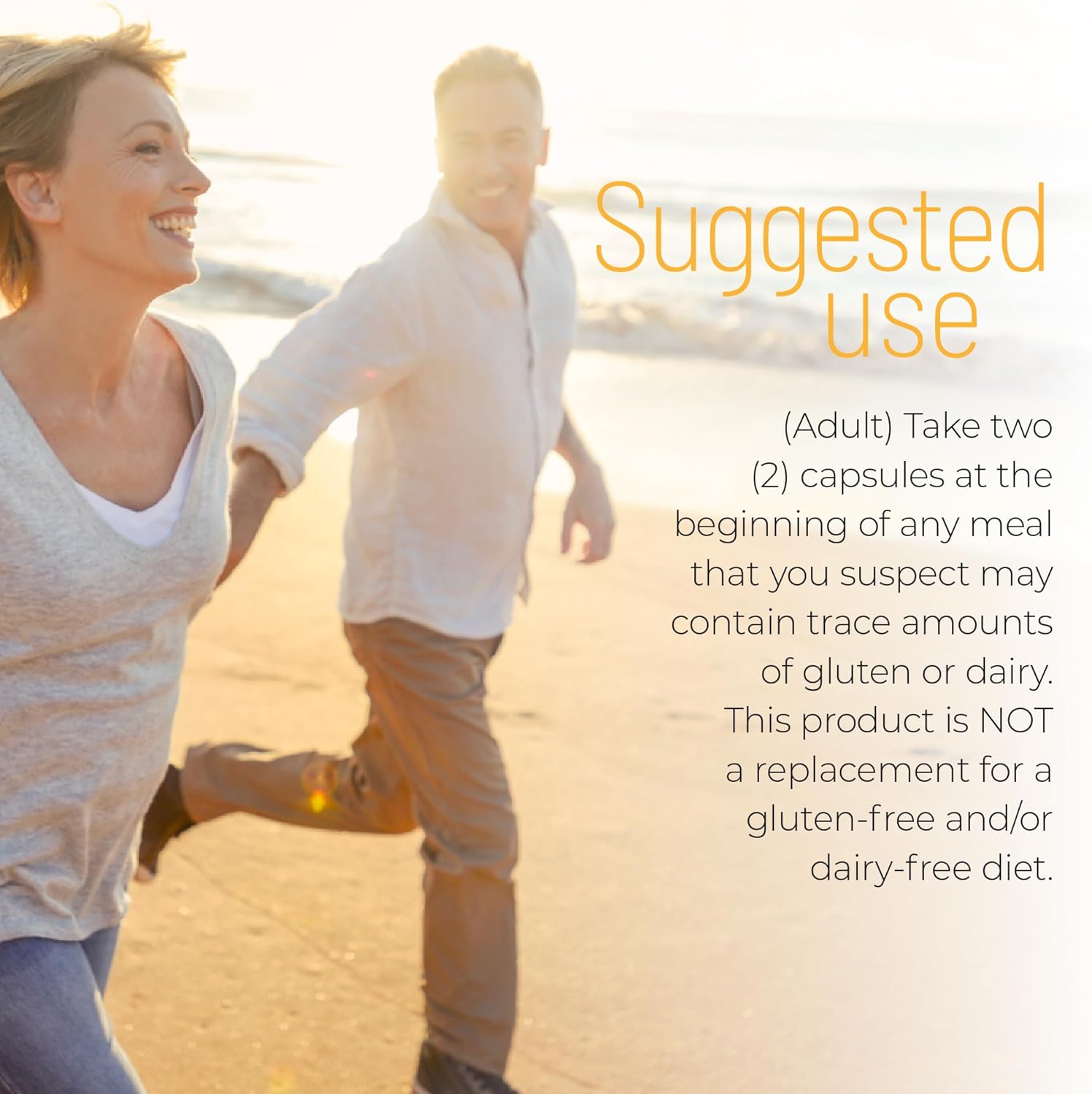 Nature's Secret Gluten and Dairy Digestive Aid, Digestive Enzyme Supplement, 50 Capsules