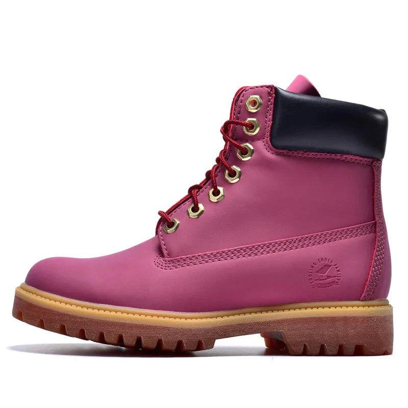 Cow Leather Outdoor Unisex Boots. Casual Boots. Breathable Military Boots.