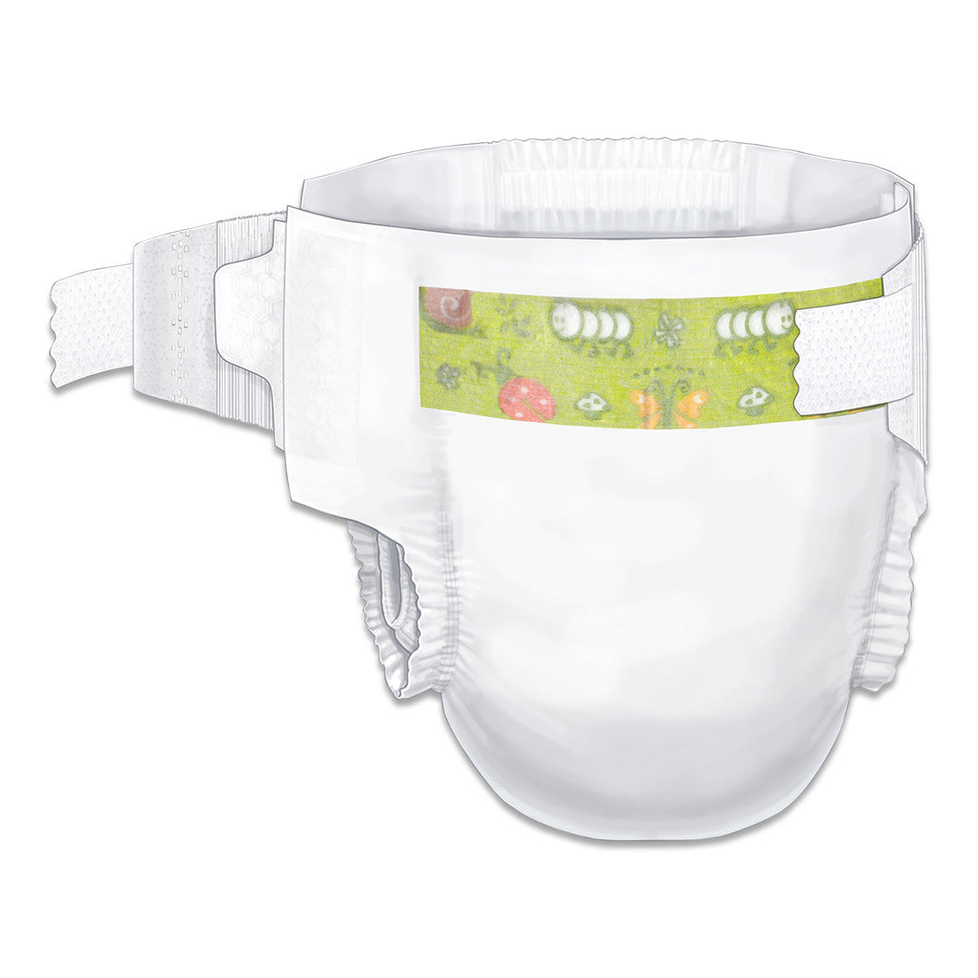 Unisex Baby Diaper Cardinal Health™ Wings™ Size 4 / Large Disposable Heavy Absorbency - 80038A