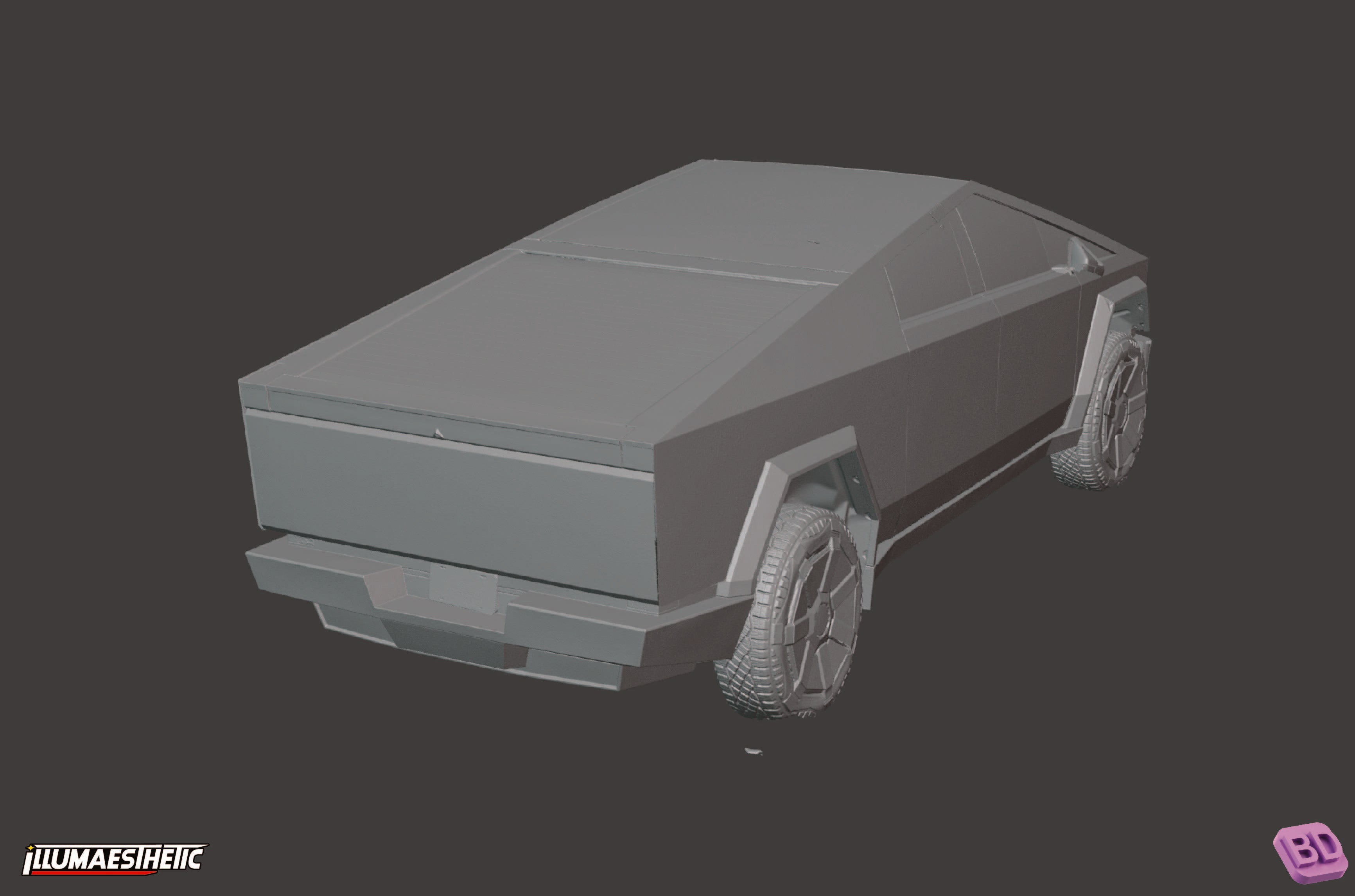 Tesla Cybertruck 3D Scan (2024+)
