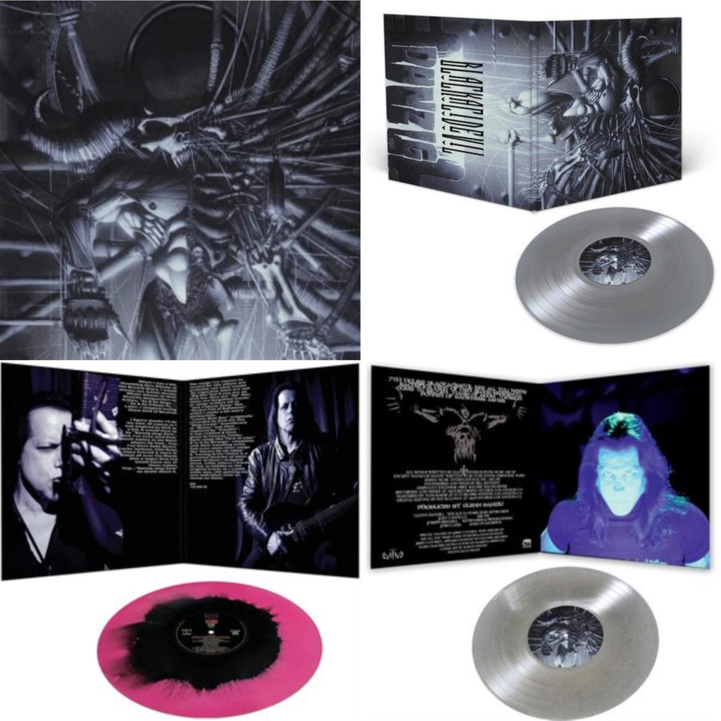 Danzig - Danzig 5: Blackacidevil (Black LP Vinyl) & Danzig 5: Blackout (Glitter LP Vinyl) & Danzig 5: Blackacidevil (Silver LP Vinyl) & Sings Elvis (Pink & Black Haze LP Vinyl)