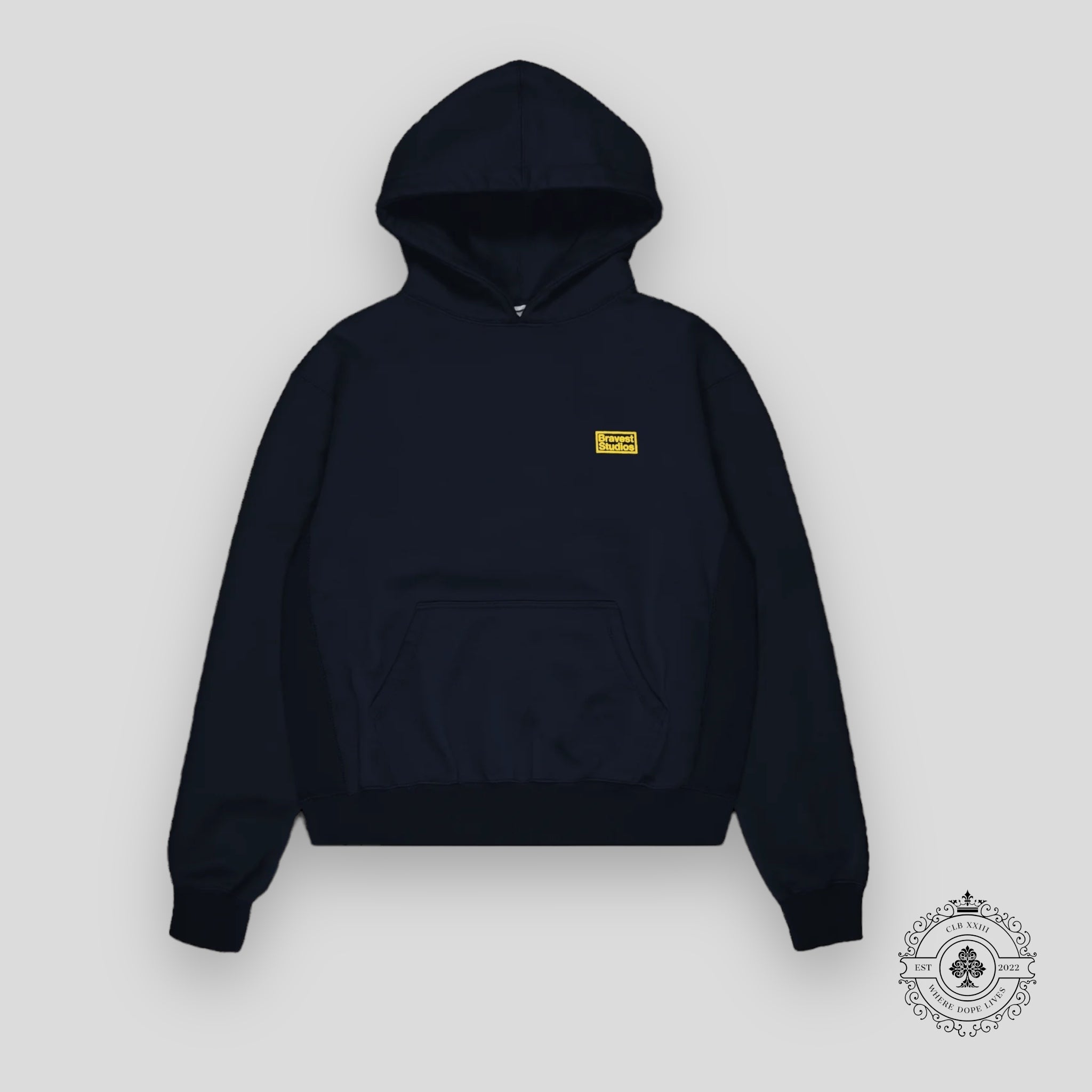 Bravest Studios Classic Hoodie in Navy
