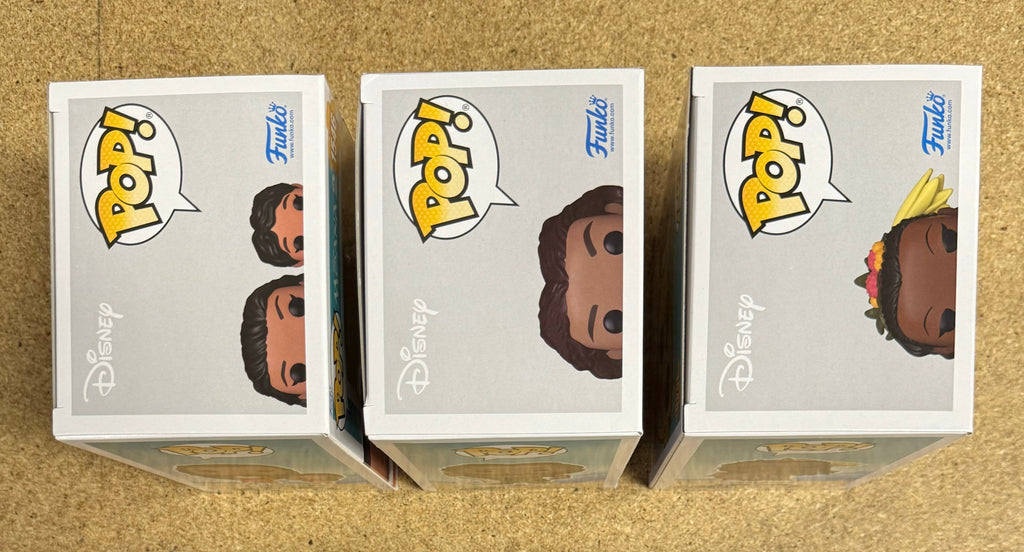 Funko Pop! Disney Moana & Little Sis Simea, Maui & Matangi “Moana 2” Set Of 3