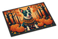 Pit Bull Terrier Fall Doormat Indoor Outdoor 18H X 27W Front Door Mat Rugs for Entryway, Non Slip Washable