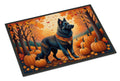 Belgian Sheepdog Fall Doormat Indoor Outdoor 18H X 27W Front Door Mat Rugs for Entryway, Non Slip Washable