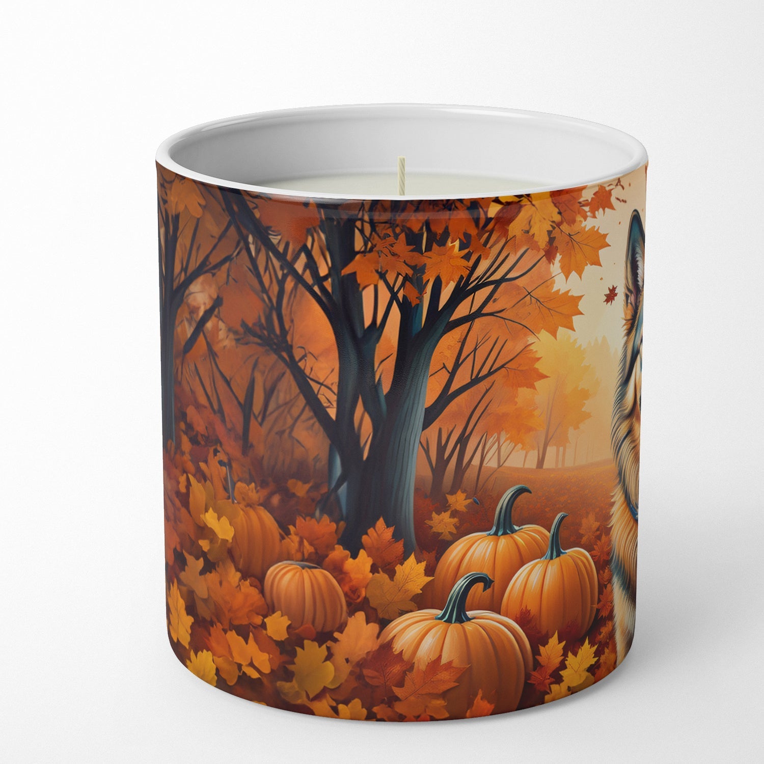 Belgian Tervuren Fall Decorative Soy Candle Nature Soy Wax Essential Oil Home Decor Ideal for Bedroom Kitchen Bath Office Gift, 10 oz