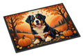 Bernese Mountain Dog Fall Doormat Indoor Outdoor 24H X 36W Front Door Mat Rugs for Entryway, Non Slip Washable Low Pile,