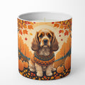 Cocker Spaniel Fall Decorative Soy Candle Nature Soy Wax Essential Oil Home Decor Ideal for Bedroom Kitchen Bath Office Gift, 10 oz