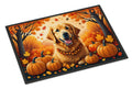 Golden Retriever Fall Doormat Indoor Outdoor 18H X 27W Front Door Mat Rugs for Entryway, Non Slip Washable