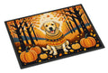 Yellow Labrador Retriever Fall Doormat Indoor Outdoor 18H X 27W Front Door Mat Rugs for Entryway, Non Slip Washable