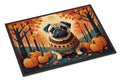 Fawn Pug Fall Doormat Indoor Outdoor 18H X 27W Front Door Mat Rugs for Entryway, Non Slip Washable