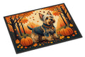 Silky Terrier Fall Doormat Indoor Outdoor 18H X 27W Front Door Mat Rugs for Entryway, Non Slip Washable
