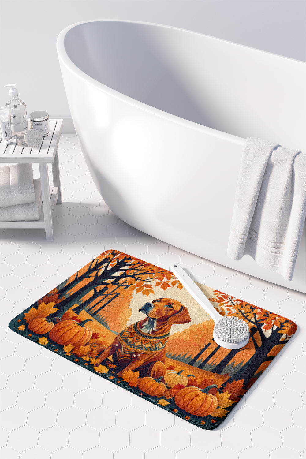 Vizsla Fall Memory Foam Kitchen Mat Machine Washable Anti-Fatigue Cushion Comfort Bath or Kitchen Rug