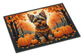 Yorkshire Terrier Fall Doormat Indoor Outdoor 18H X 27W Front Door Mat Rugs for Entryway, Non Slip Washable