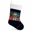 Alaskan Malamute Christmas Holiday Stocking Double-Sided Print, Polyester Suede,11x18, Made in USA
