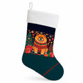 Chow Chow Christmas Holiday Stocking Double-Sided Print, Polyester Suede,11x18, Made in USA