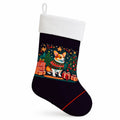Corgi Christmas Holiday Stocking Double-Sided Print, Polyester Suede,11x18, Made in USA