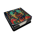 Doberman Pinscher Christmas PU Leather Note Paper Holder with Artist-Designed Cover, Desk Accessory, Office Gift