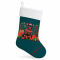 Miniature Pinscher Christmas Holiday Stocking Double-Sided Print, Polyester Suede,11x18, Made in USA