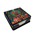 Vizsla Christmas PU Leather Note Paper Holder with Artist-Designed Cover, Desk Accessory, Office Gift