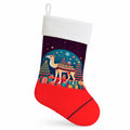 Camel Christmas Holiday Stocking Double-Sided Print, Polyester Suede,11x18, Made in USA
