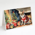 Chihuahua Christmas Greeting Cards Pack of 8 Blank Cards with Envelopes Whimsical A7 Size 5x7