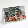 Cocker Spaniel Christmas Greeting Cards Pack of 8 Blank Cards with Envelopes Whimsical A7 Size 5x7
