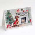 Dachshund Christmas Greeting Cards Pack of 8 Blank Cards with Envelopes Whimsical A7 Size 5x7