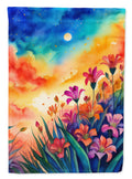 Alstroemerias in Color House Flag 28x40 Porch Sleeve Pole Decorative Outside Yard Banner Artwork Wall Hanging, Polyester