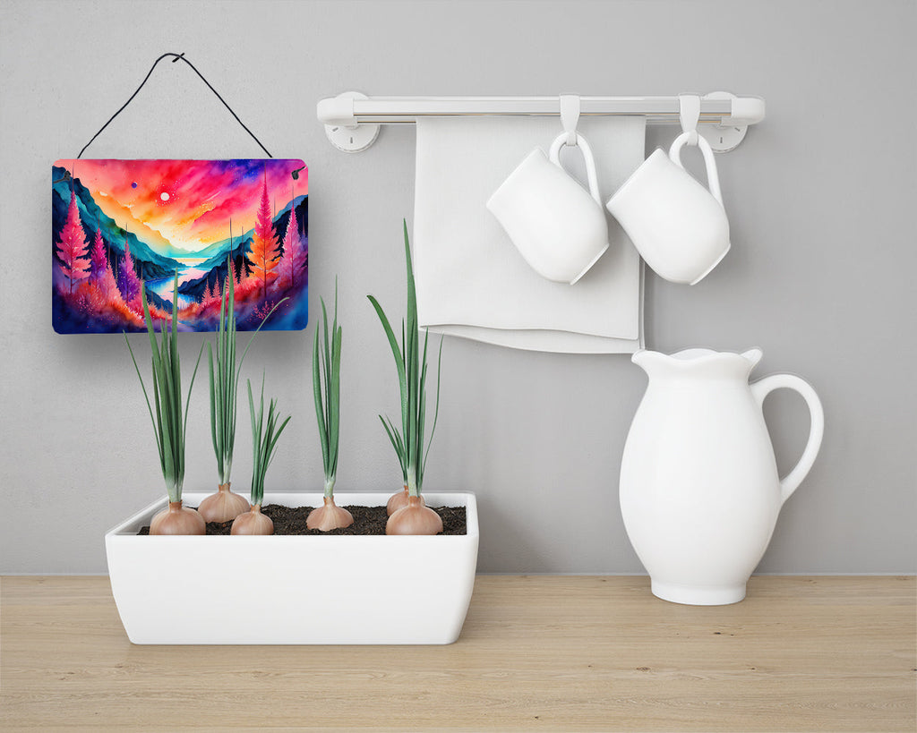 Astilbe in Color Wall or Door Hanging Prints Aluminum Metal Sign Kitchen Wall Bar Bathroom Plaque Home Decor, 8HX12W, Multicolor