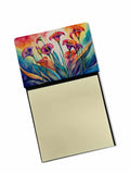 Calla Lilies in Color Watercolor Sticky Note Holder Refillable Dispenser Desk Accessory 3x3 Pad Gift