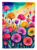 Carnations in Color House Flag 28x40 Porch Sleeve Pole Decorative Outside Yard Banner Artwork Wall Hanging, Polyester