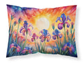 Iris in Color Standard Pillowcase Lightweight Super Soft Easy Care Decorative Artwork Pillowcase, Standard