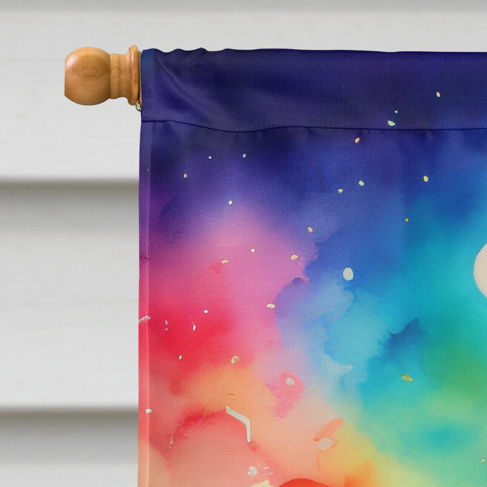 Snapdragon in Color House Flag 28x40 Porch Sleeve Pole Decorative Outside Yard Banner Artwork Wall Hanging, Polyester