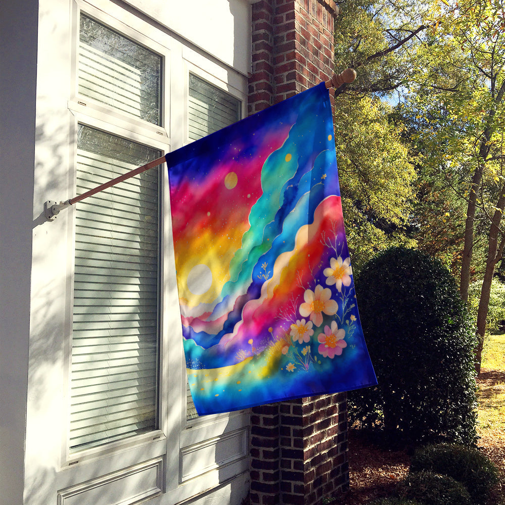 Stock, or Gillyflower in Color House Flag 28x40 Porch Sleeve Pole Decorative Outside Yard Banner Artwork Wall Hanging, Polyester