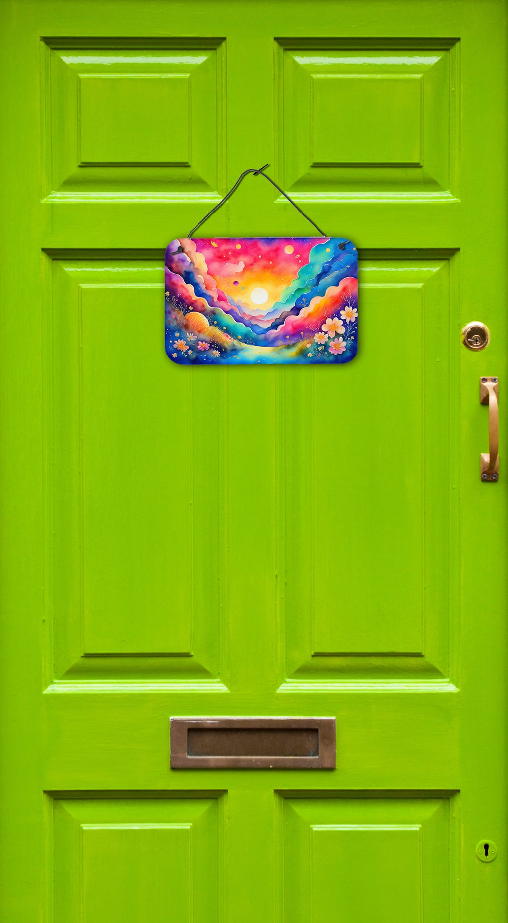 Stock, or Gillyflower in Color Wall or Door Hanging Prints Aluminum Metal Sign Kitchen Wall Bar Bathroom Plaque Home Decor, 8HX12W, Multicolor