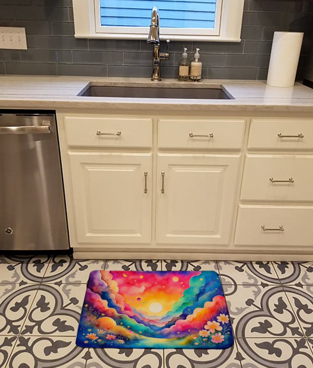Stock, or Gillyflower in Color Memory Foam Kitchen Mat Machine Washable Anti-Fatigue Cushion Comfort Bath or Kitchen Rug