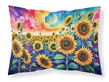 Sunflowers in Color Standard Pillowcase Lightweight Super Soft Easy Care Decorative Artwork Pillowcase, Standard